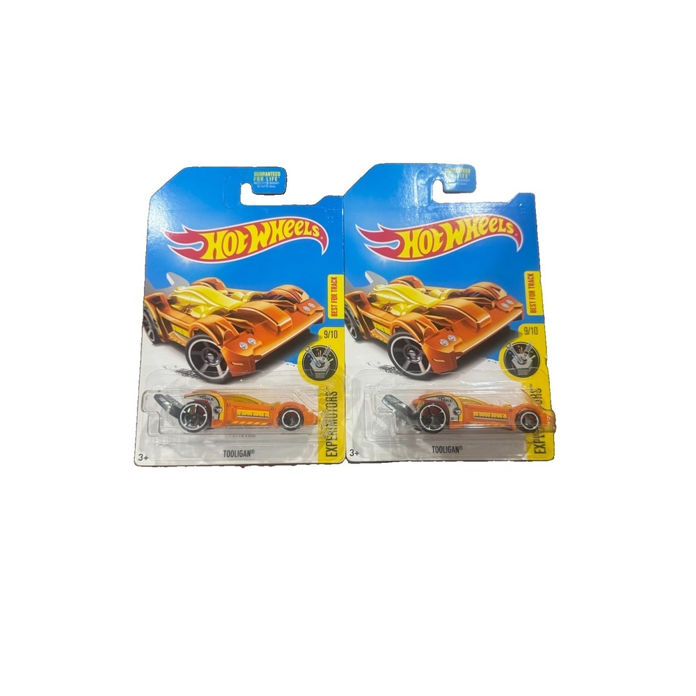 2017 Hot Wheels Tooligan Treasure Hunt Lot of 2 Experimotors 9/10 Orange